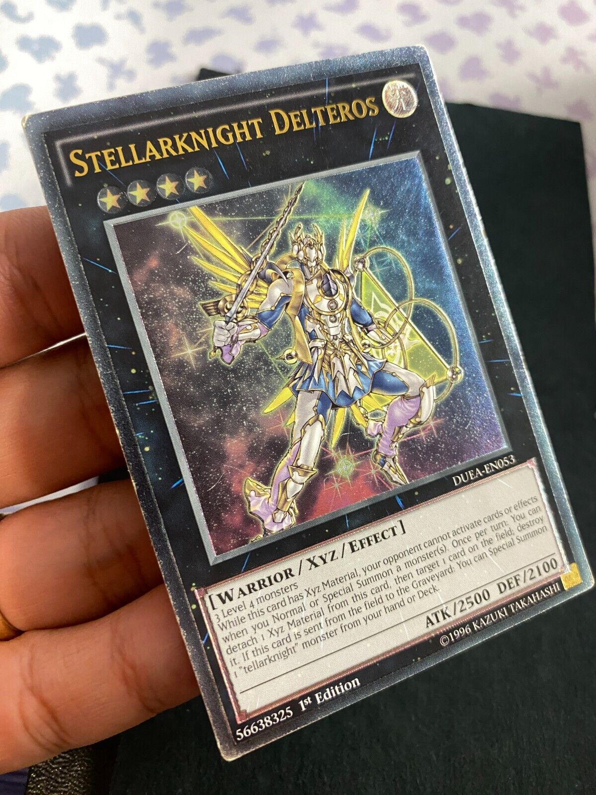 Yugioh Stellarknight Delteros DUEA-EN053 Ultimate Rare 1st Edition HP/MP