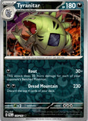 Pokemon Tyranitar 135/193 Paldea Evolved Reverse Holo NM