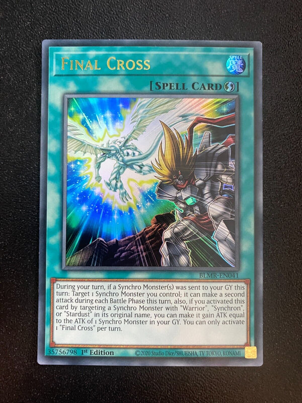 Yugioh Final Cross BLMR-EN041 Ultra Rare 1st Edition NM/MINT