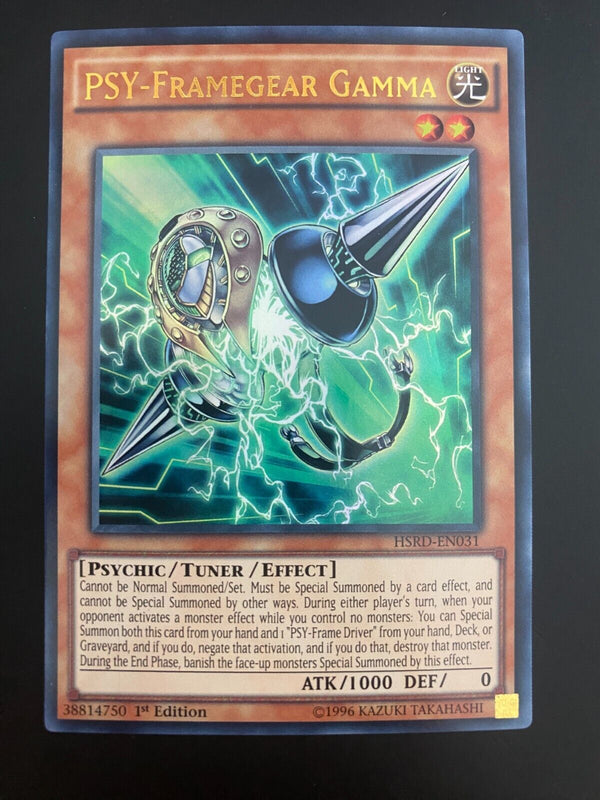 Yugioh PSY-Framegear Gamma HSRD-EN031 1st Edition Ultra Rare NM