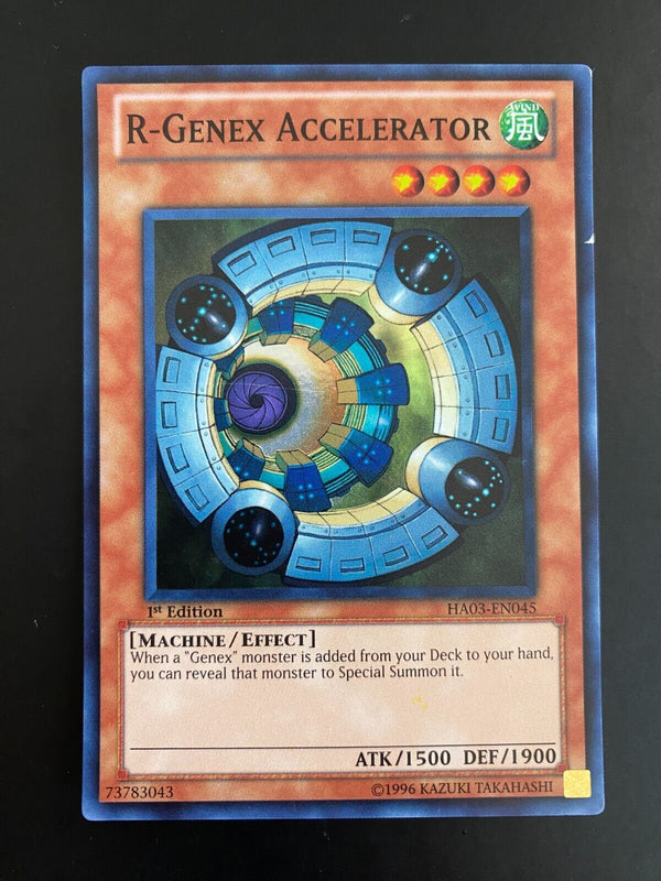 Yugioh R-Genex Accelerator HA03-EN045 Super Rare 1st Edition LP/VLP