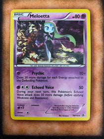 Pokemon Meloetta 78/113 Legendary Treasures Holo VLP/NM