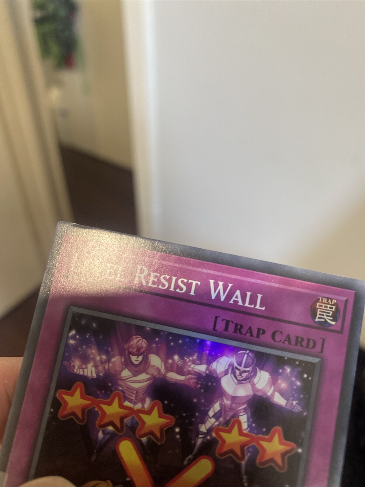 Yugioh Level Resist Wall EGO1-EN005 Super Rare 1st Edition