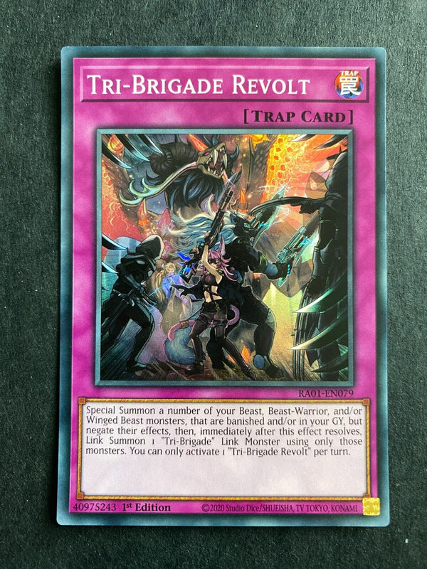 Yugioh Tri-Brigade Revolt RA01-EN079 Super Rare 1st Edition NM