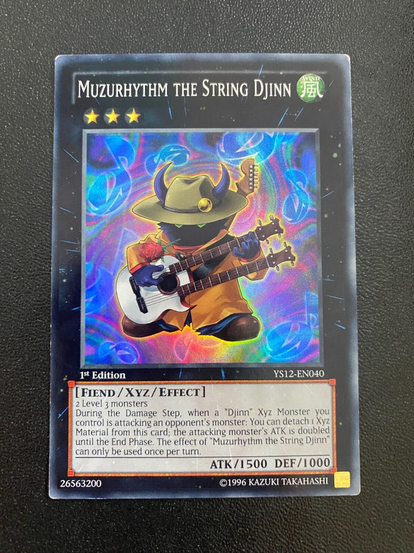 Yugioh Muzurhythm the String Djinn YS12-EN040 Super Rare 1st Edition MP