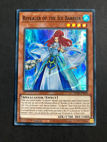 Yugioh Revealer of the Ice Barrier RA03-EN028 Super Rare 1st Edition NM