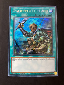 Yugioh Reinforcement of the Army RA01-EN051 Secret Rare 1st Edition NM