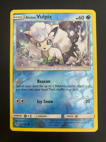 Pokemon Alolan Vulpix 21/145 Guardians Rising Reverse Holo VLP