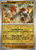 Pokemon Groudon 093/182 Paradox Rift Reverse Holo NM