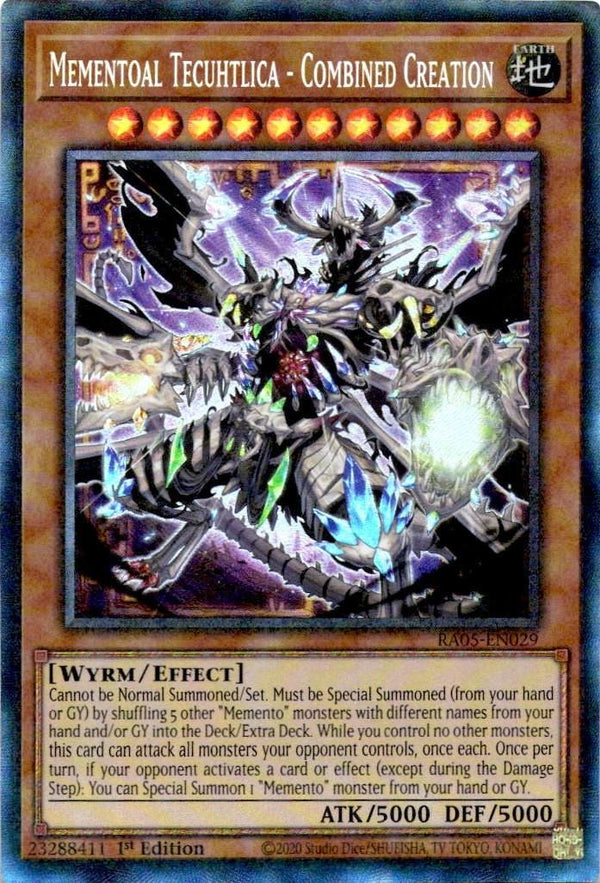 Yugioh Mementoal Tecuhtlica - Combined Creation RA05-EN029 NA Print PSCR NM