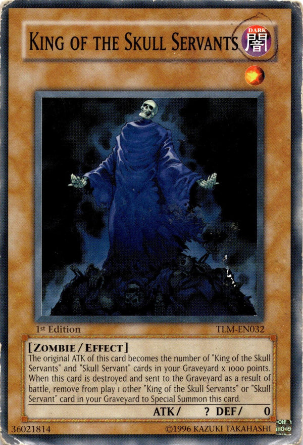 Yugioh King of the Skull Servants TLM-EN032 Common 1st Edition DAMAGED