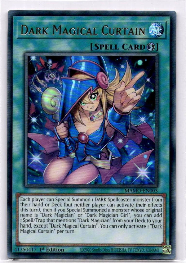 Yugioh Dark Magical Curtain MAMO-EN003 Ultra Rare 1st Edition NM