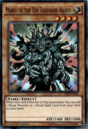 Yugioh Manju of the Ten Thousand Hands THSF-EN033 Super Rare 1st Edition LP/NM