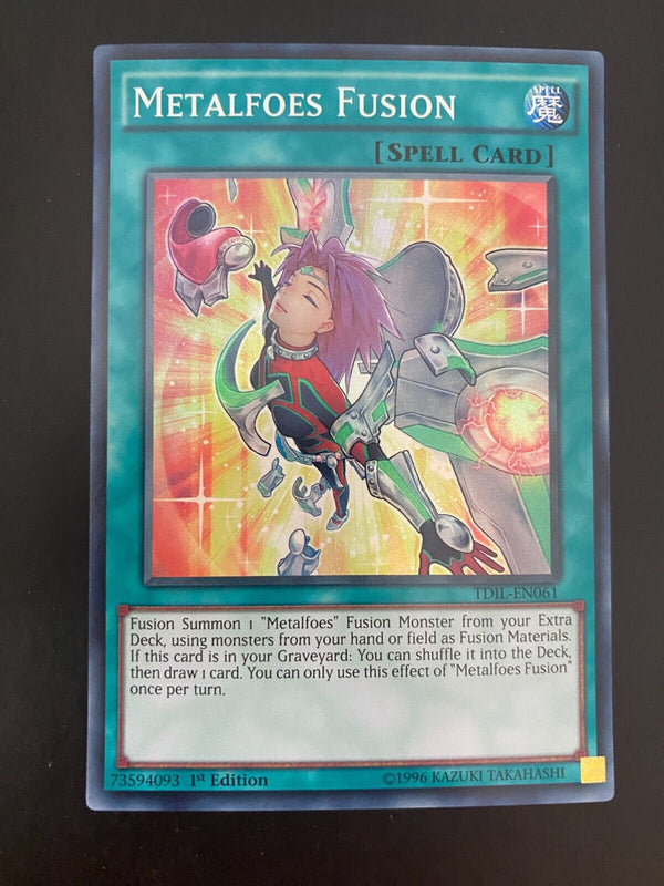 Yugioh Metalfoes Fusion TDIL-EN061 1st Edition NM-MINT