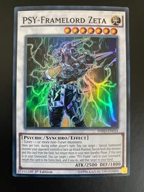 Yugioh PSY-Framelord Zeta HSRD-EN034 1st Edition Super Rare VLP/NM