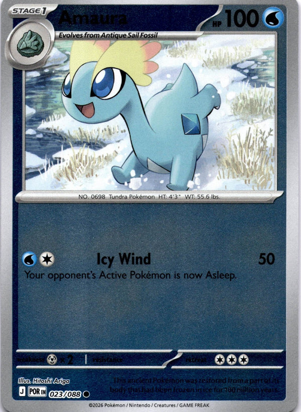 Pokemon Amaura 023/088 Perfect Order Reverse Holo NM