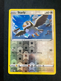 Pokemon Starly 110/159 Crown Zenith Reverse Holo NM