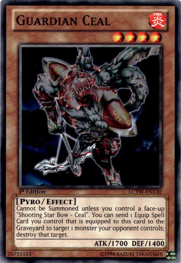 Yugioh Guardian Ceal LCYW-EN130 Common 1st Edition NM