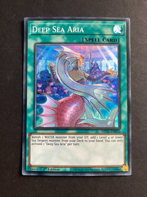 Yugioh Deep Sea Aria MP21-EN076 Super Rare 1st Edition NM