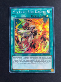 Yugioh Mikanko Fire Dance AMDE-EN030 Super Rare 1st Edition LP