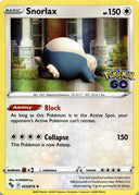 Pokemon Snorlax 055/078 Pokemon Go Holo NM
