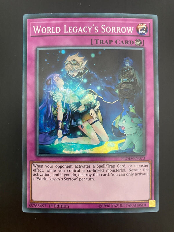 Yugioh World Legacy's Sorrow FLOD-EN073 1st Edition NM-MINT