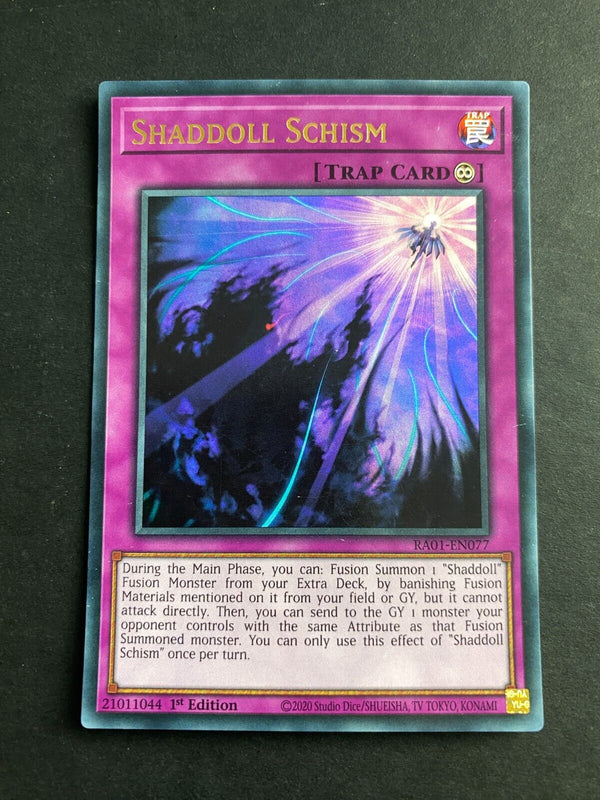 Yugioh Shaddoll Schism RA01-EN077 Ultra Rare 1st Edition LP