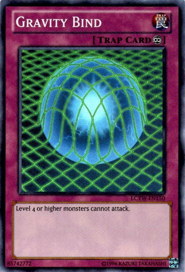 Yugioh Gravity Bind LCYW-EN150 NA Super Rare Unlimited Edition LP