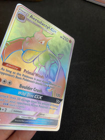 Pokemon Aerodactyl GX 244/236 Unified Minds Full Art Holo MINT