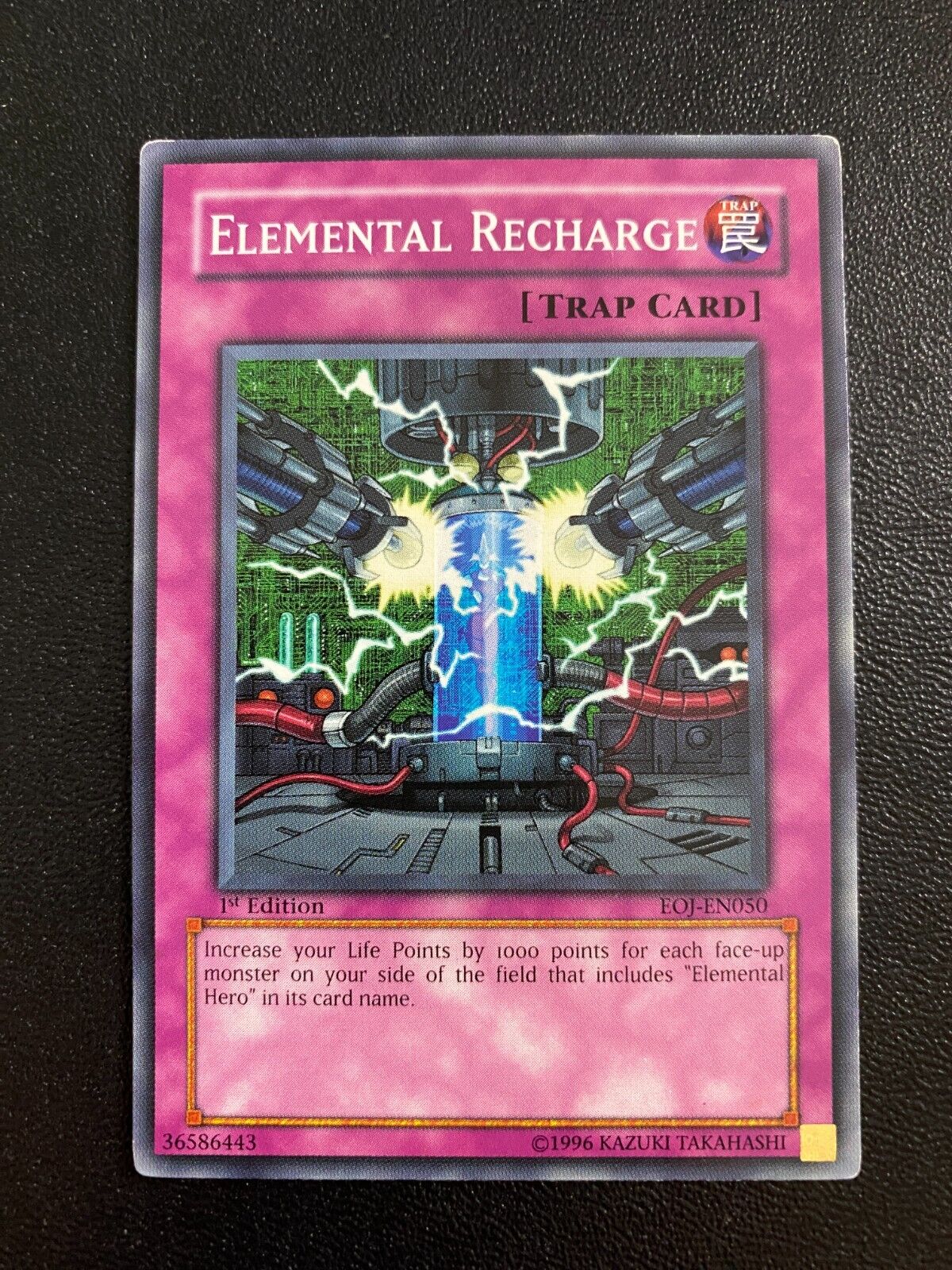 Yugioh Elemental Recharge EOJ-EN050 Common 1st Edition MP/LP