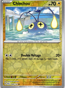 Pokemon Chinchou 048/142 Stellar Crown Reverse Holo NM