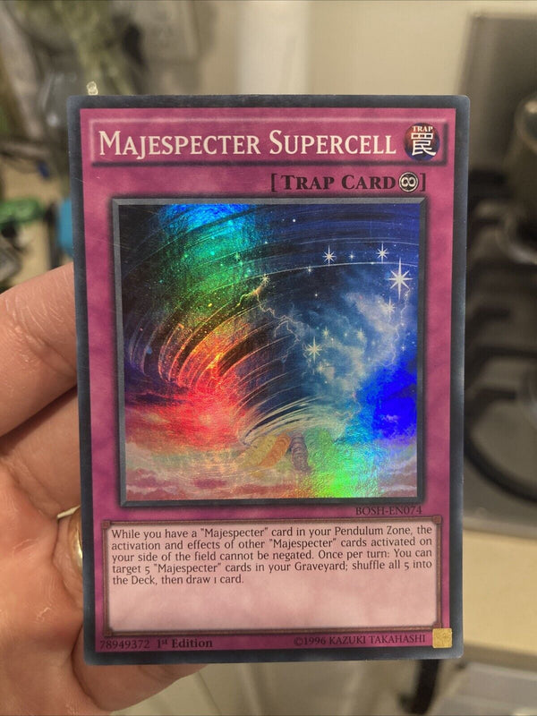 Yugioh Majespecter Supercell BOSH-EN074 Super Rare 1st Edition MP