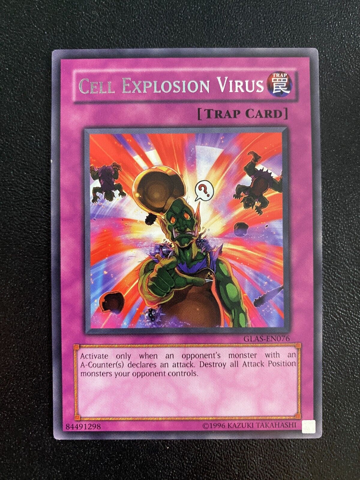 Yugioh Cell Explosion Virus GLAS-EN076 Rare Unlimited Edition LP/VLP