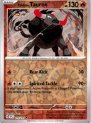 Pokemon Paldean Tauros 018/191 Surging Sparks Reverse Holo NM