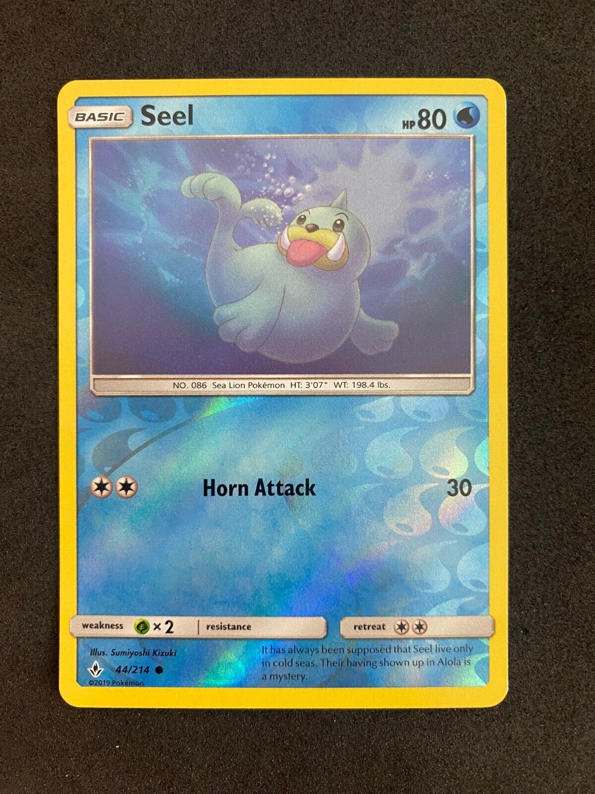 Pokemon Seel 44/214 Unbroken Bonds Reverse Holo NM