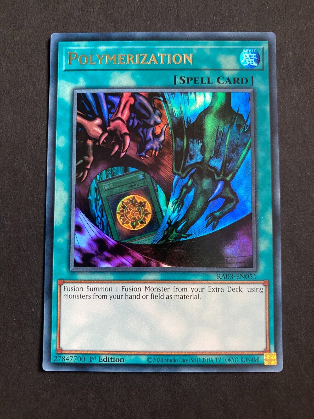 Yugioh Polymerization RA03-EN051 Ultra Rare 1st Edition NM