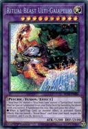 Yugioh Ritual Beast Ulti-Gaiapelio BLTR-EN086 Secret Rare 1st Edition NM