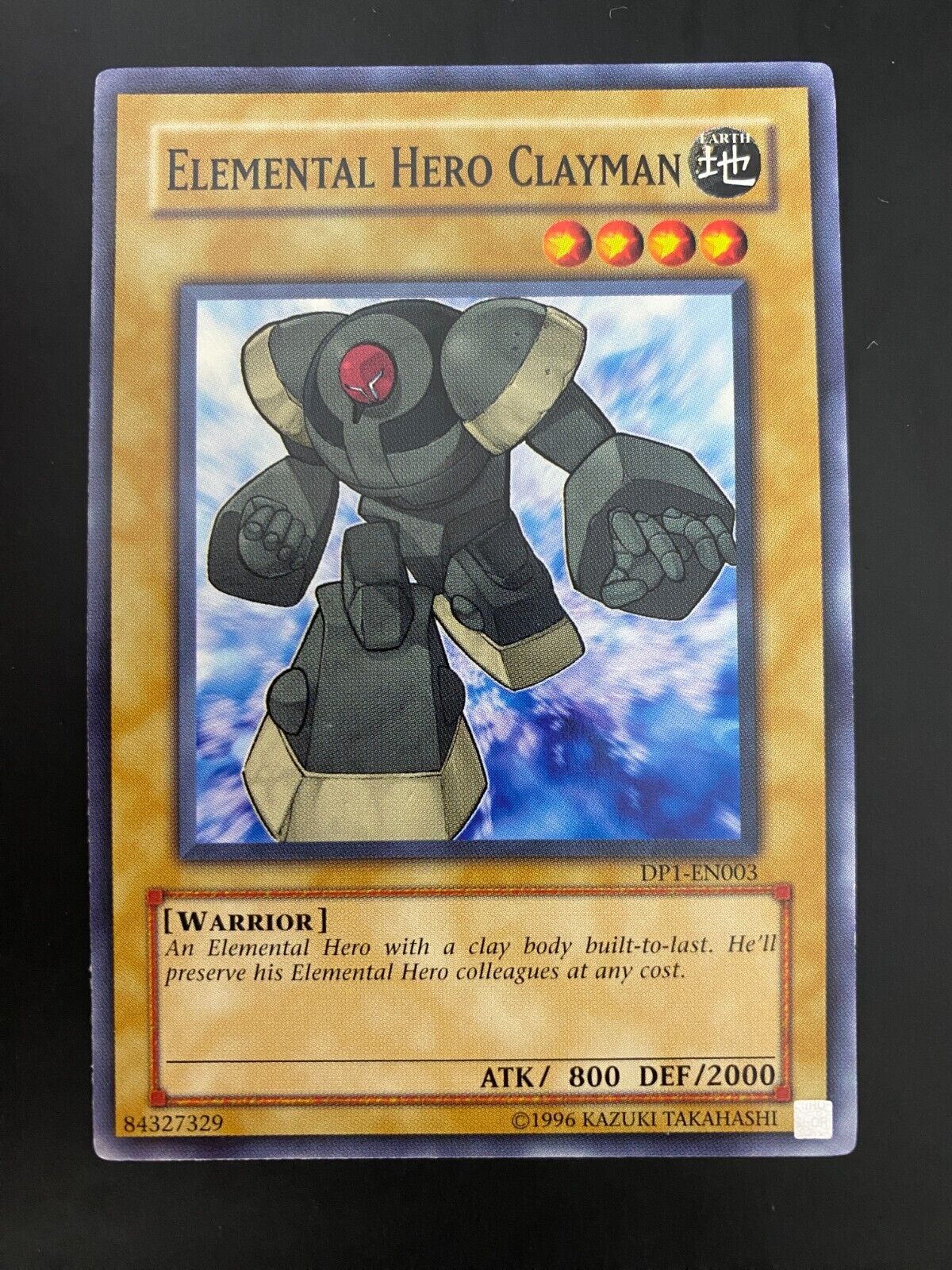 Yugioh Elemental Hero Clayman DP1-EN003 Common Unlimited Edition NM