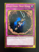 Yugioh Deep Dark Trap Hole PGL3-EN037 Premium Gold Rare 1st Edition NM