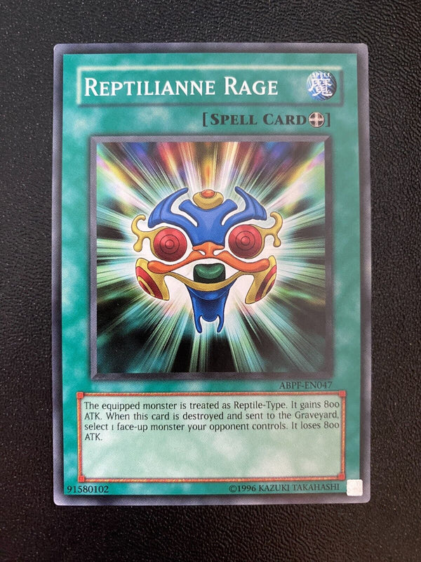 Yugioh Reptilianne Rage ABPF-EN047 Common Unlimited Edition NM