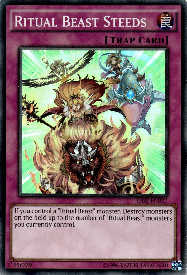 Yugioh Ritual Beast Steeds THSF-EN032 Super Rare Unlimited Edition MP/LP