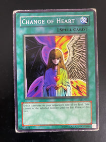 Yugioh Change of Heart SKE-032 Common Unlimited Edition Heavily Played