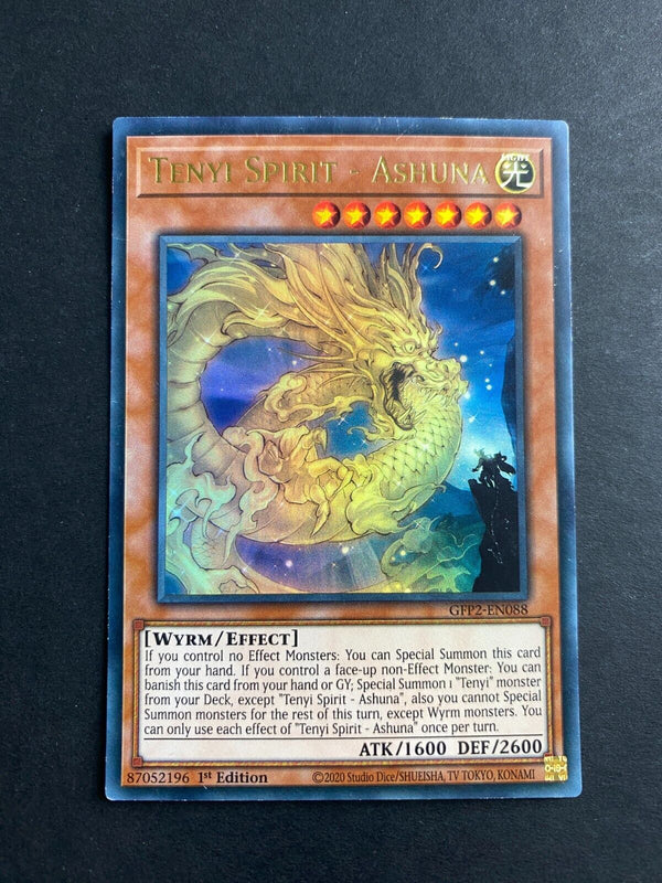 Yugioh Tenyi Spirit - Ashuna GFP2-EN088 Ultra Rare 1st Edition MP