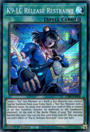 Yugioh K9-LC Release Restraint JUSH-EN038 Super Rare 1st Edition NM