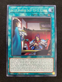 Yugioh Ancient Warriors Saga - Sun-Liu Alliance IGAS-EN056 1st Edition MINT