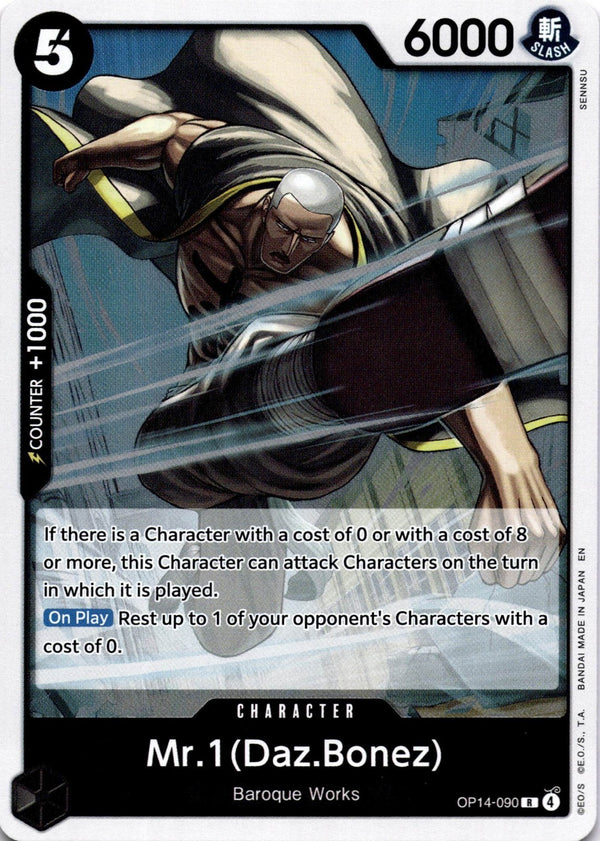 One Piece Mr.1 (Daz.Bonez) OP14-090 Rare NM