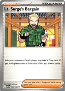 Pokemon Lt. Surge's Bargain 120/132 Mega Evolution Non Holo NM