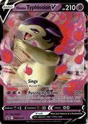 Pokemon Hisuian Typhlosion V SWSH237 Black Star Promos Full Art Holo NM