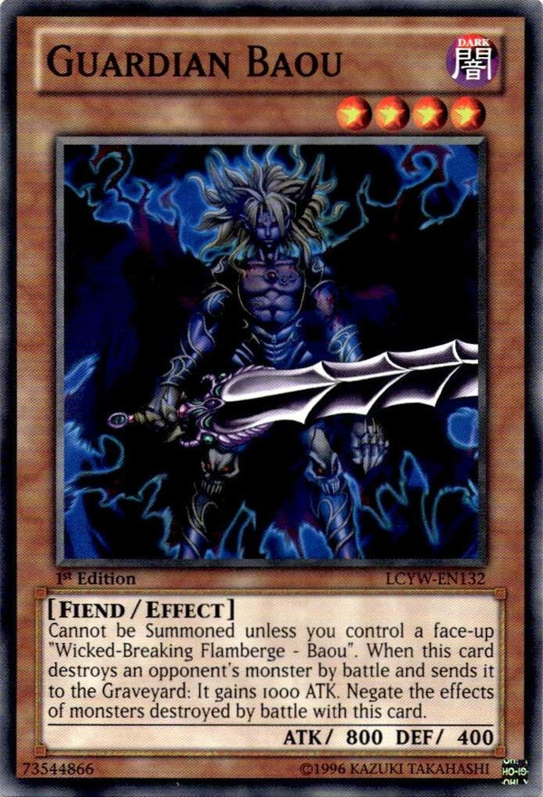 Yugioh Guardian Baou LCYW-EN132 Common 1st Edition NM