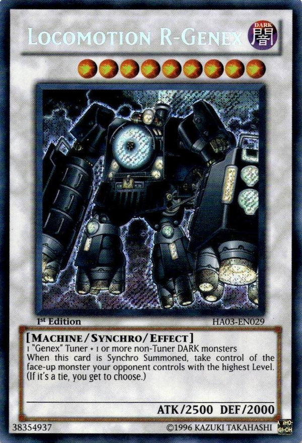 Yugioh Locomotion R-Genex HA03-EN029 Secret Rare 1st Edition MP